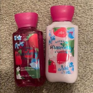Bourbon strawberry and vanilla SG and Lotion